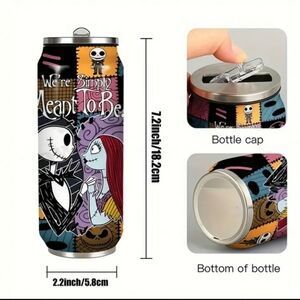 Nightmare Before Christmas Themed Tumbler Stainless Steel 17 Oz